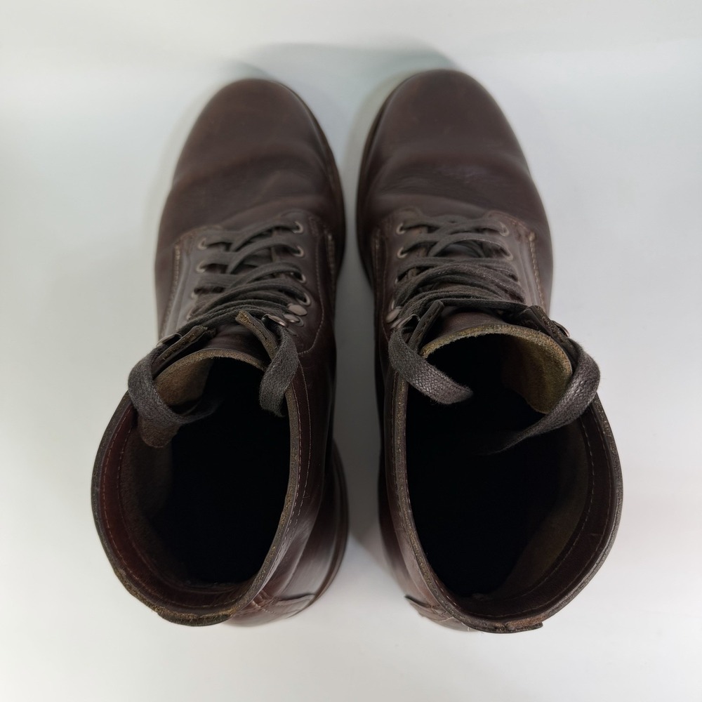 Wolverine 1000 Mile PLAIN TOE Classic Boot Havana Brown W990072 Men's 10.5 D USA - Picture 9 of 15